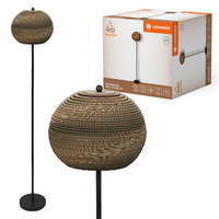 Dekoratívna podlahová lampa E27 Brown Decor Ledvance