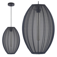 Stropné závesné svietidlo E27 čierne JAPANDI Sanico Goldlux