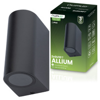 Záhradné nástenné svietidlo Vonkajšie svietidlo 2xGU10 Black