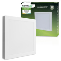 LED stropné svietidlo na povrchovú montáž 24W Square 4000K GLOW White LUMILED