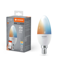 LED sviečka E14 4,9W = 40W 470lm CCT Stmievateľná žiarovka Ledvance SMART+ WiFi