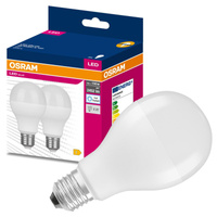 2x LED žiarovka A68 E27 19W = 150W 2542lm 6500K studená biela 200° VALUE CLASSIC Osram