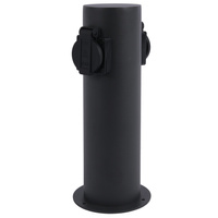 Záhradné svietidlo LED vonkajšie stožiarové stojace čierne IP44 Elektri Sanico Goldlux