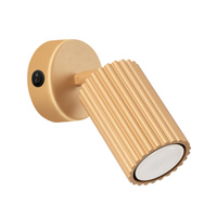 Nástenné svietidlo Reflektor Tuba Spot 1x GU10 Gold Carbon Deep Space SL.1560 Sollux