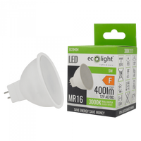 LED žiarovka reflektor MR16 GU5.3 5W 400lm 3000K teplá biela 12V Ecolight