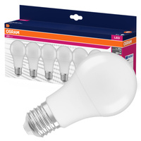 6x LED žiarovka A60 E27 8W = 60W 806lm 2700K teplá biela 150° VALUE CLASSIC Osram