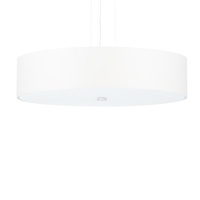 Stropné závesné svietidlo 5x E27 Luster Geometrický biely Minimalistická stupnica Sollux