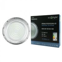 LED HIGHBAY 100W 10000lm 6500K, studená biela IP65 PREMIUM Ecolight závesná lampa