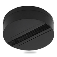 Adaptér základne na montáž jednofázových reflektorov čierny LUMILED