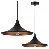 Stropné závesné svietidlo Masterled E27 Black Gold Mezo