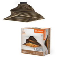 Dekor E27 Kartónová hnedá dekorácia Ledvance Stropné svietidlo