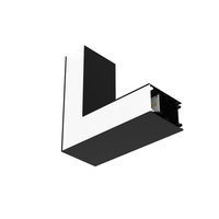 Spínač pre lineárne svietidlo 6,9 W 940 lm CCT tvaru L uhlový čierny kancelársky lineárny Ledvance