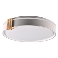 Plafond LED stropné svietidlo 48W 5200lm CCT 120° biela sivá IP44 Pilot stmievateľné Arletta Sanico Goldlux