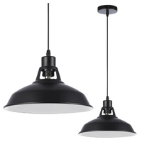 Stropné závesné svietidlo Masterled E27 Black White Felia