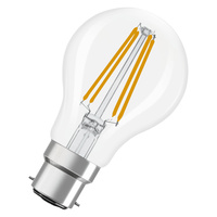 LED žiarovka A60 B22d 5,9W = 60W 806lm 4000K neutrálna biela 300° vlákno STAR CLASSIC Osram