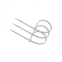 Káblové pásky 2,5x100 mm biele PREMIUM TRIPP-25100W .MORE 100 ks.