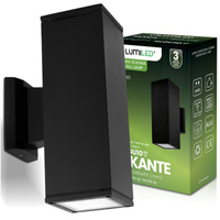 Vonkajšie záhradné nástenné svietidlo GU10 LED IP65 AKANTE LUMILED