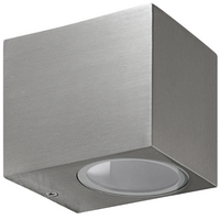 Nástenné svietidlo vonkajšie fasádne GU10 strieborné IP44 Boston Sanico Goldlux