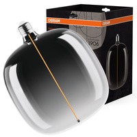 Dekoratívna LED žiarovka E27 4,8W = 10W 100lm 1800K teplá biela 320° dymové vlákno Stmievateľné Vintage 1906 Osram