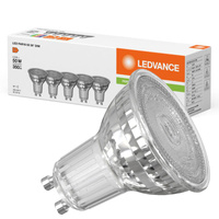 5x LED reflektor GU10 PAR16 4,5W = 50W 350lm 4000K, neutrálna biela 36° CRI90 Stmievateľný Ledvance