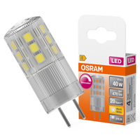LED žiarovka v kapsuli GY6.35 3,8W = 40W 470lm 2700K teplá biela 12V 320° Dimmable LED PIN Osram