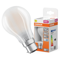 LED žiarovka A60 B22d 7,5W = 75W 1055lm 4000K neutrálna biela 300° Retrofit Filament CLASSIC Osram