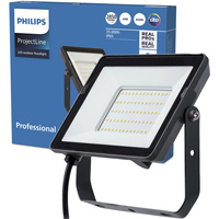 LED reflektor 30W 2850lm 6500K IP65 čierny ProjectLine Philips