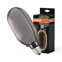 Dekoratívna LED žiarovka G100 E27 4W = 12W 110lm 1800K teplá biela 330° dymové vlákno stmievateľné Vintage 1906 Osram