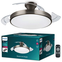 Stropné svietidlo LED Plafond 28+35W 4500lm 2700-5500K Nikel Atlas Philips