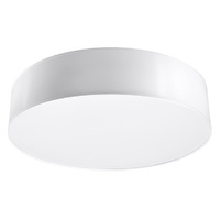 Povrchové stropné svietidlo 4x E27 Plafond Round White Minimalist Arena Sollux