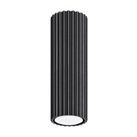 Bodové reflektorové stropné svietidlo Tuba 1x GU10 Black Carbon Deep Space SL.1569 Sollux