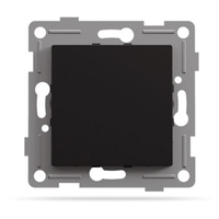 Kryt pre rámček zásuvky spínača čierny BINERA VIDEX