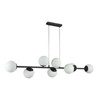 Stropné svietidlo Masterled 8x E27 Black Bali Pendant Lamp