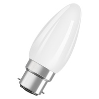 LED žiarovka B35 sviečka B22d 4,8W = 40W 470lm 2700K teplá biela 300° Dimmable PARATHOM Osram