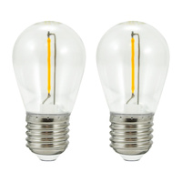 LED žiarovka E27 0,5W 80lm 2200K, teplá biela 360° pre Girland 36V PARTY Sanico Goldlux