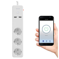 Zásuvka s vypínačom 2 x USB 3600W SMART WiFi Sanico Goldlux