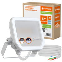 LED reflektor Vonkajšie reflektory 17W 2400lm 6500K IP66 Biele reflektory Ledvance