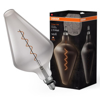 Dekoratívna LED žiarovka E27 4W = 15W 140lm 1800K teplá biela 300° Smoke Dimmable Vintage 1906 Osram