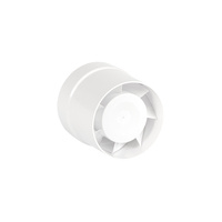 Kanálový ventilátor 19W s kruhovou montážou pod omietku IPX4 biely WIR Kanlux