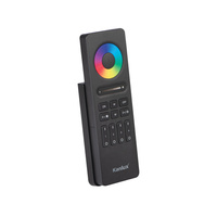 Diaľkový ovládač pre RGB CCT LED pásky čierny 4 zónový 1,5 V batéria REMOTE Kanlux