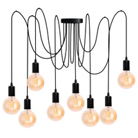 Stropné závesné svietidlo ARANE PAZYK 8 ramien pre LED 8x E27 LUMILED