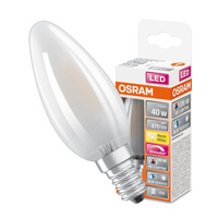 LED žiarovka B35 sviečka E14 3,4W = 40W 470lm 2700K teplá biela CRI90 300° Filament Dimmable SUPERSTAR PLUS CLASSIC Osram