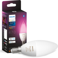 LED žiarovka E14 sviečka B39 5,3W = 40W 470lm 2000-6500K CCT + RGB SMART Smart Bluetooth ZigBee White and Color Ambiance Philips HUE