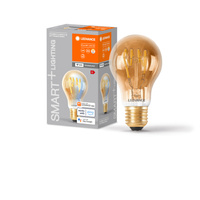 LED žiarovka E27 6W = 40W 470lm CCT Stmievateľná SMART+ WiFi Filament Classic Ledvance