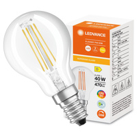 LED žiarovka E14 P45 3,4W = 40W 470lm 2700K teplá biela 300° CRI90 Stmievateľná Ledvance