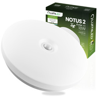 LED plafón na povrch 18W NOTUS 2 Round Motion Sensor IP44 33 cm LUMILED