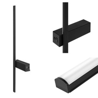 Nástenné svietidlo LED 8W 840lm 4000K 120° čierna 60cm Lira Masterled