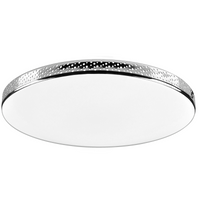 LED stropné svietidlo do kúpeľne 18W 1850lm 4000lm, neutrálna biela 120° biely chróm IP44 Moon Sanico Goldlux