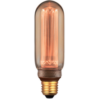 LED žiarovka T45L E27 4W 200lm 1800K, teplá biela 320° Amber Dekoratívna DECOVINTAGE Sanico Goldlux