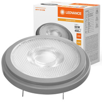 LED žiarovka G53 reflektor AR111 7,4W = 50W 450lm 2700K teplá biela 40° CRI97 12V Stmievateľná Ledvance